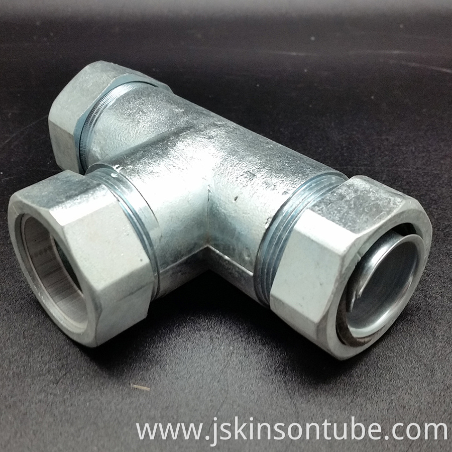 3 Way T Shaped Flexible Metal Hose Joints 5